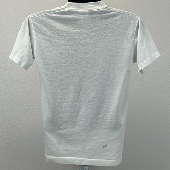 Vintage 90s Emu Producers International Co-operative T Shirt Oil White M Medium - Picture 3 of 14